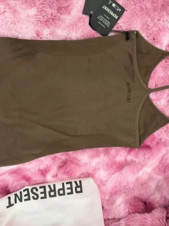 Represent Jumpsuit Mocha New with Tags Small - Picture 3 of 5